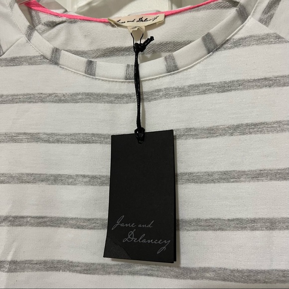 LAST CHANCE 💗 NWT Jane and Delancey S Striped Rope Tee 💗 - Picture 3 of 4